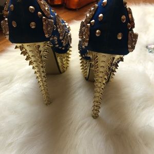 Platform heels spiked